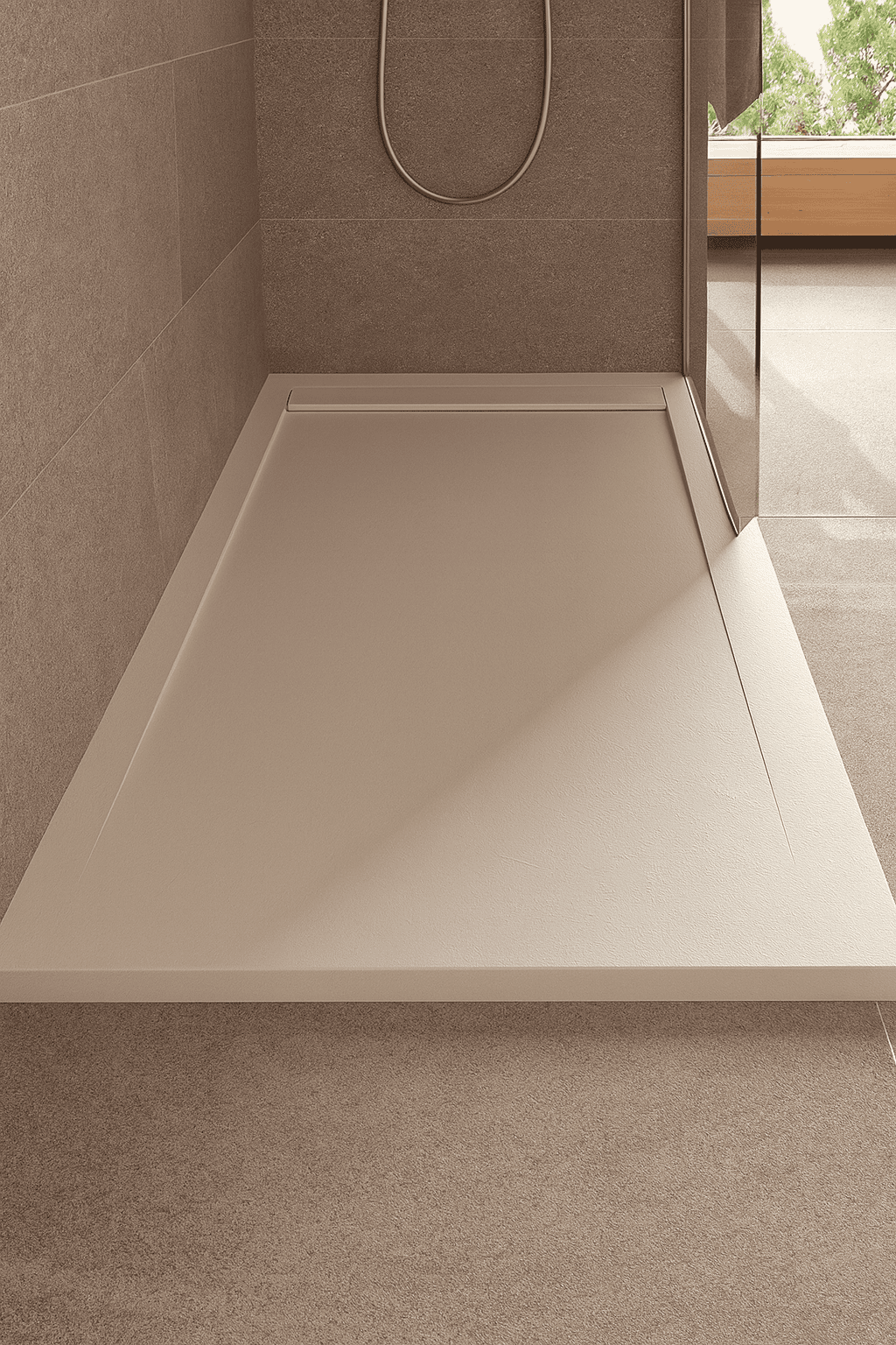 Mampara de cristal para ducha